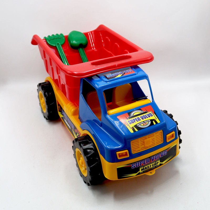 ماشین بازی مدل کامیون حمل خاک طرح سوپر ولوو سروش
