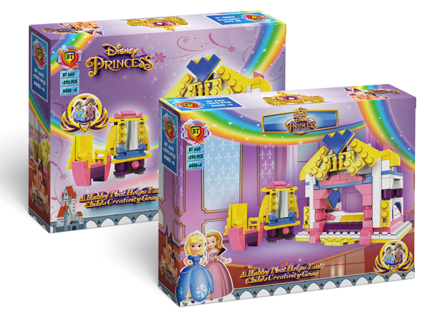 لگو ساختنی طرح قصر پرنسس دیزنی BT660