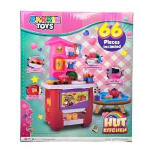 اسباب بازی آشپزخانه کلبه 66 پارچه زرین تویز ZARRIN TOYS