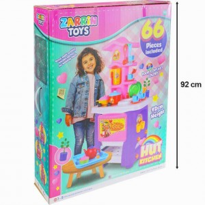 اسباب بازی آشپزخانه کلبه 66 پارچه زرین تویز ZARRIN TOYS