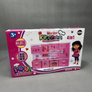 ست اسباب‌بازی آشپزخانه کودک مدل &quot;BABY’S FAMILY KITCHEN&quot; طرح Dora the Explorer