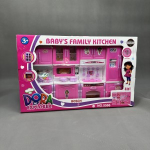 ست اسباب‌بازی آشپزخانه کودک مدل &quot;BABY’S FAMILY KITCHEN&quot; طرح Dora the Explorer