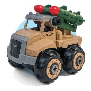 ست کامیون ارتشی 4 در 1 برند ALSET (DIY TRUCK 4in1)
