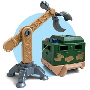 ست کامیون ارتشی 4 در 1 برند ALSET (DIY TRUCK 4in1)
