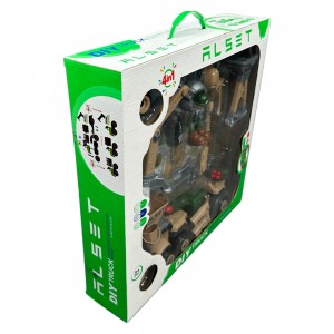 ست کامیون ارتشی 4 در 1 برند ALSET (DIY TRUCK 4in1)