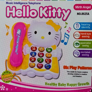 بازی آموزشی موزیکال مدل تلفن هلو کیتی 8625A