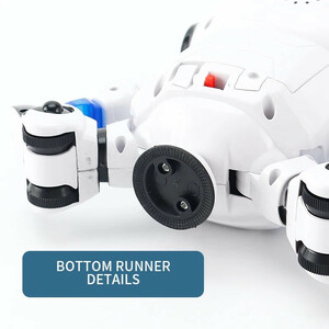 ربات مدل آدم آهنی چرخشی لیزری رقاص