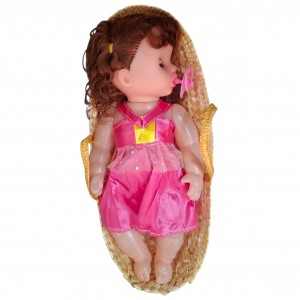 عروسک پستونک دار در سبد