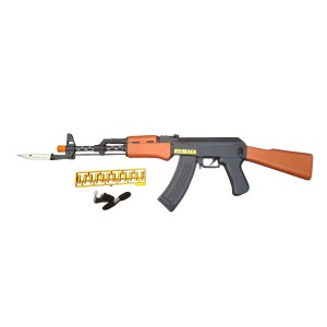 تفنگ اسباب بازی کلاشینکف موزیکال چاقوپرتاب کن AK838