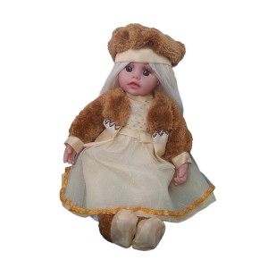 عروسک موزیکال دخترانه کلاسیک با لباس مدل پرنسس16 اینچ