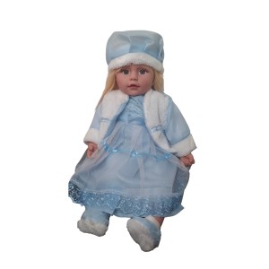 عروسک موزیکال دخترانه کلاسیک با لباس مدل پرنسس 24 اینچ