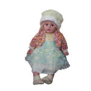 عروسک موزیکال دخترانه کلاسیک با لباس مدل پرنسس 24 اینچ