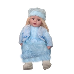 عروسک موزیکال دخترانه کلاسیک با لباس مدل پرنسس 20 اینچ