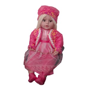 عروسک موزیکال دخترانه کلاسیک با لباس مدل پرنسس 24 اینچ