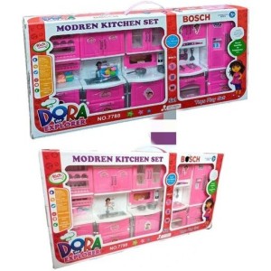 ست اسباب‌بازی آشپزخانه کودک دورا مدل 5در 1