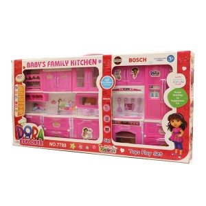 ست اسباب‌بازی آشپزخانه کودک دورا مدل 5در 1
