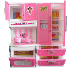 ست اسباب‌بازی آشپزخانه کودک دورا مدل 2در 1