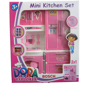 ست اسباب‌بازی آشپزخانه کودک دورا مدل 2در 1