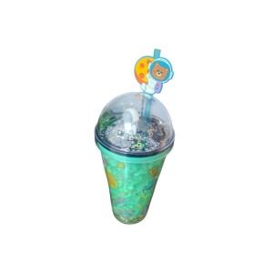 ماگ اسموتی دو جداره سیلیکوژل طرح خرگوش فضانورد  کد116
