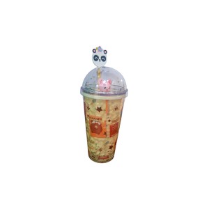 ماگ اسموتی دو جداره سیلیکوژل طرح تدی کد107