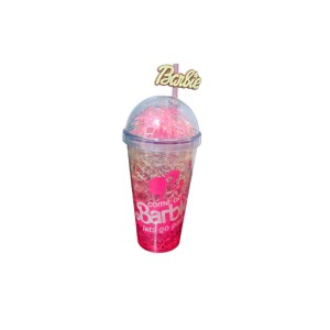 ماگ اسموتی دو جداره سیلیکوژل طرحcome on barbie کد103