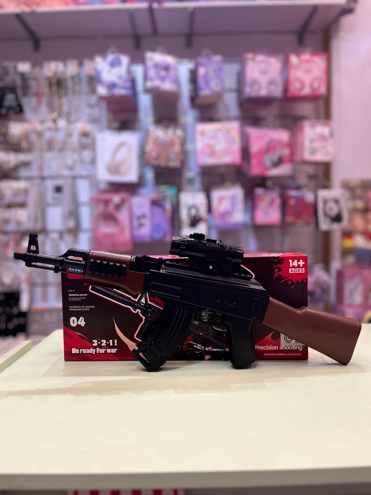 تفنگ تیر ژله ای ak-47