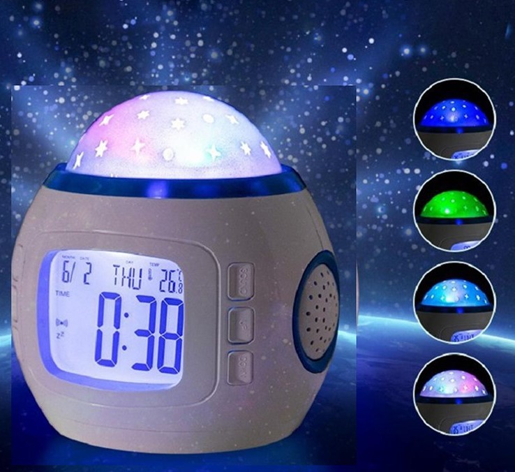 ساعت رومیزی و چراغ خواب