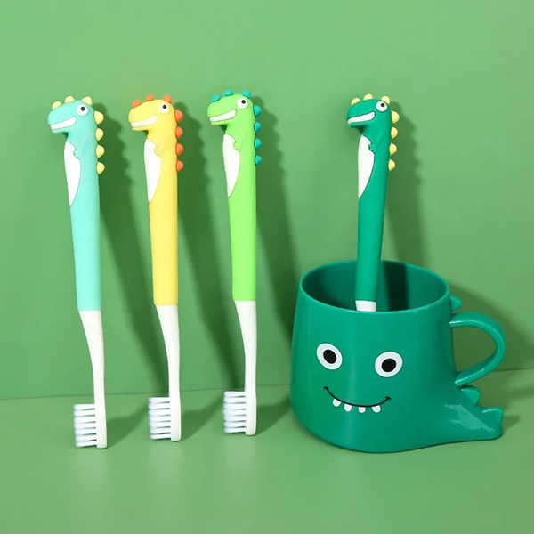 مسواک کودک مدل دایناسور