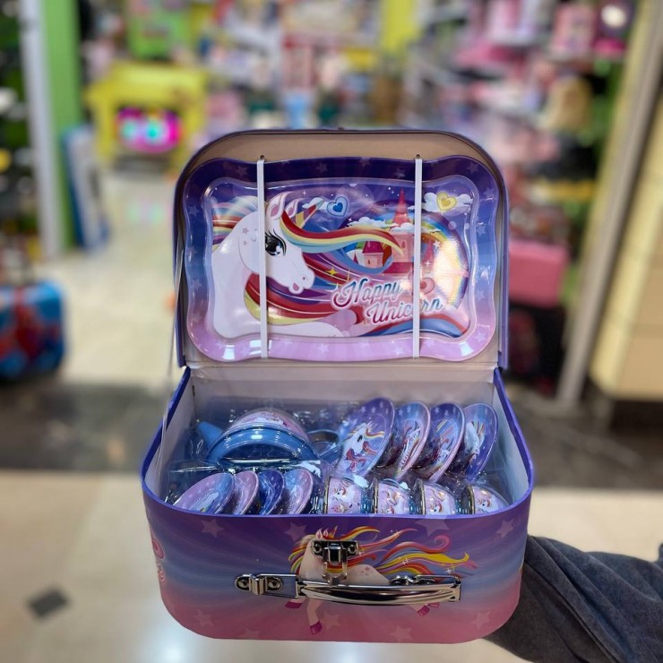 ست چایی خوری فلزی یونیکورن