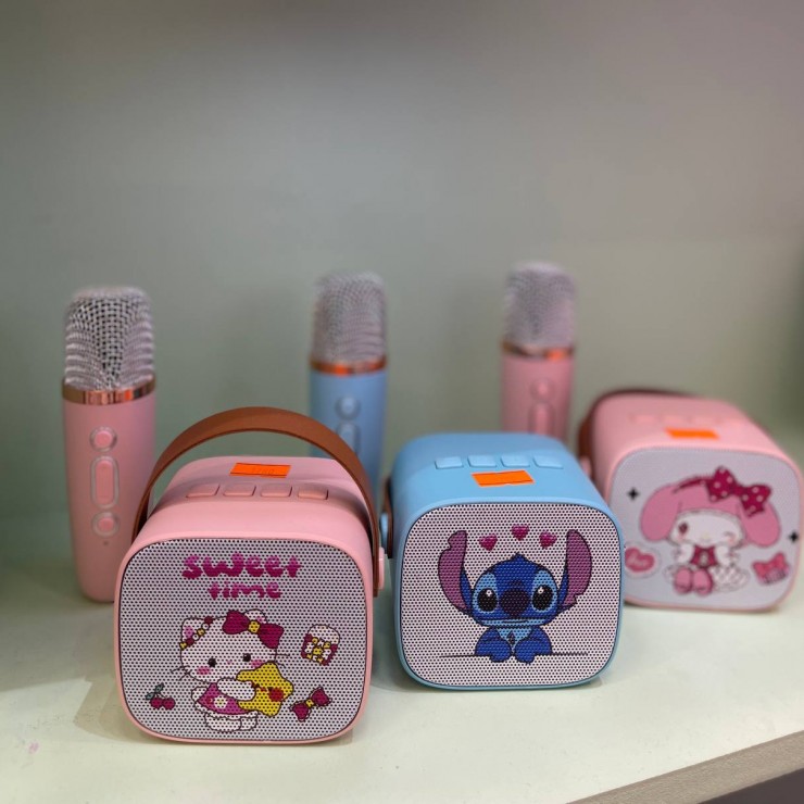 اسپیکر و میکروفون طرح دار