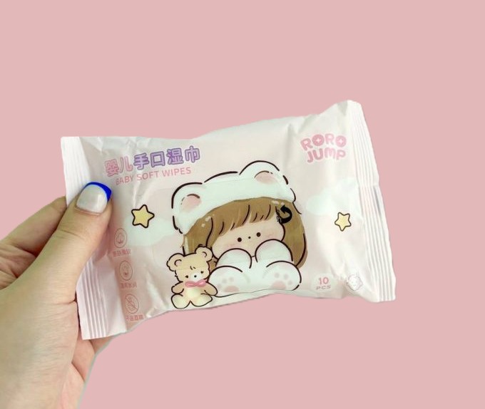 دستمال مرطوب جیبی candy