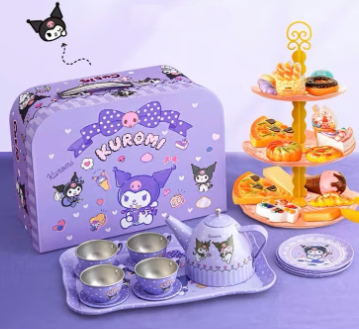 ست چایی خوری فلزی کرومی