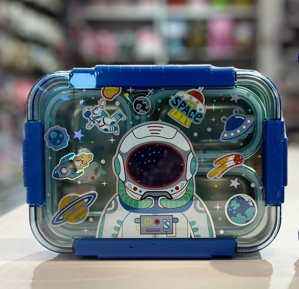 ظرف غذا استیل طرح فضانورد وست