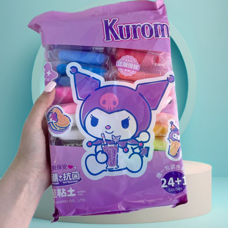 خمیر کلی 24+1 رنگ کرومی