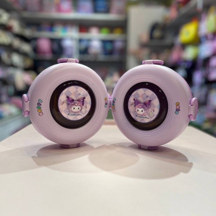 ظرف غذا دو طبقه گرد کرومی