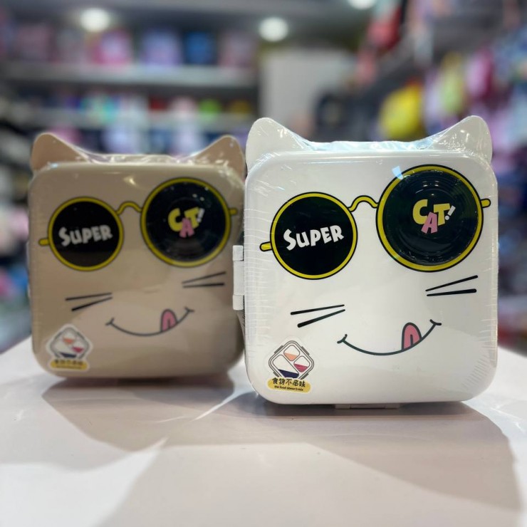 ظرف غذا دو طبقه گربه