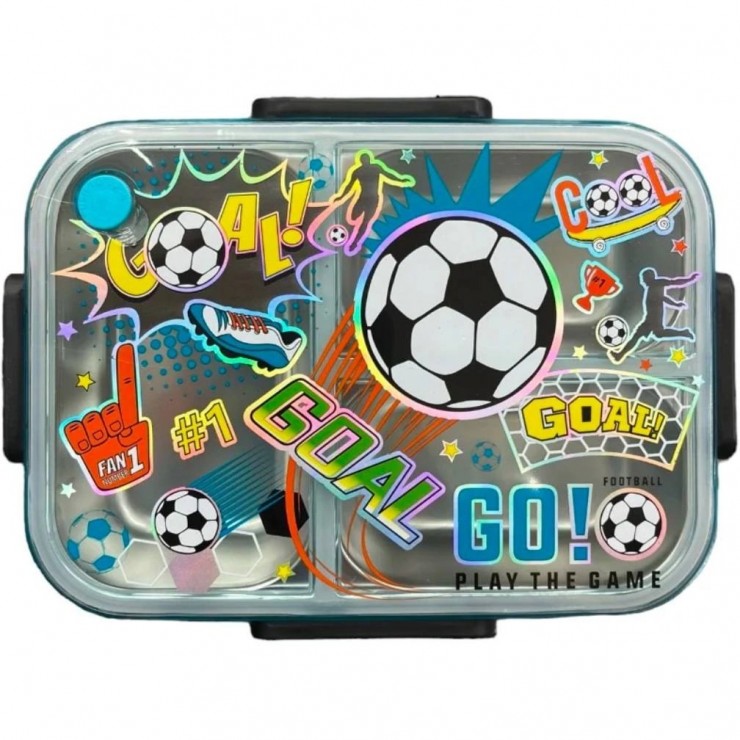 ظرف غذا استیل طرح فوتبال وست