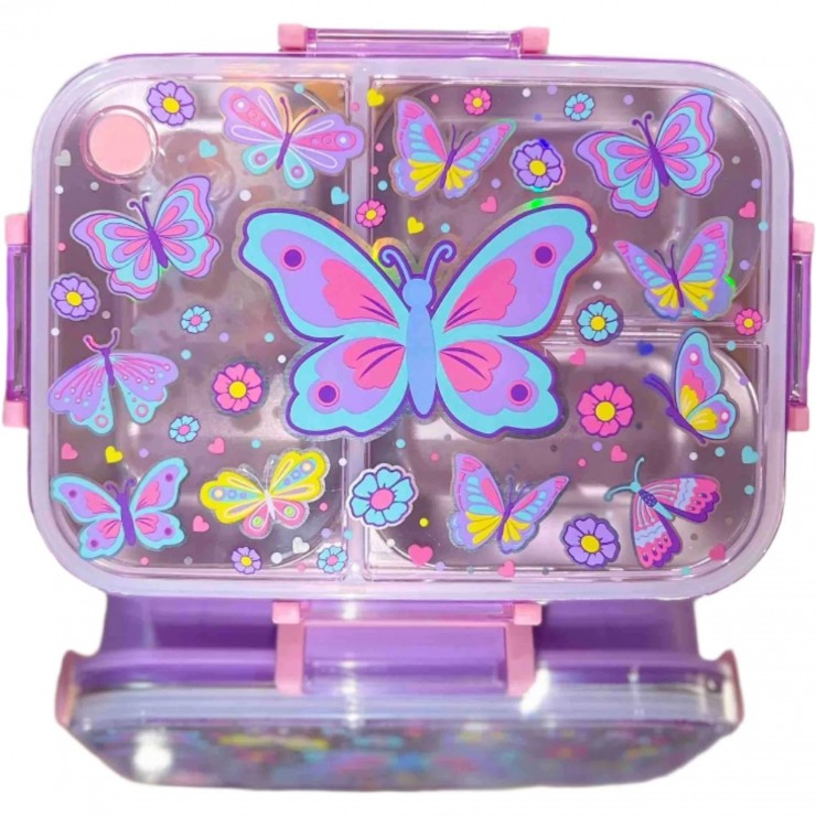 ظرف غذا استیل طرح پروانه وست