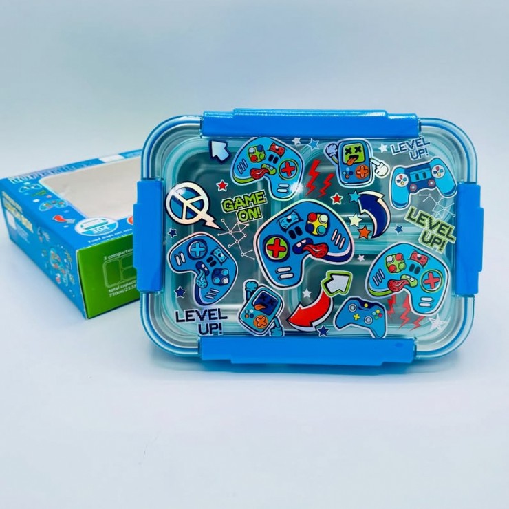 ظرف غذا استیل طرح گیم وست