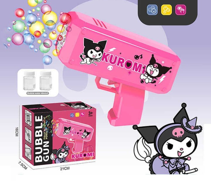 تفنگ حباب ساز کرومی