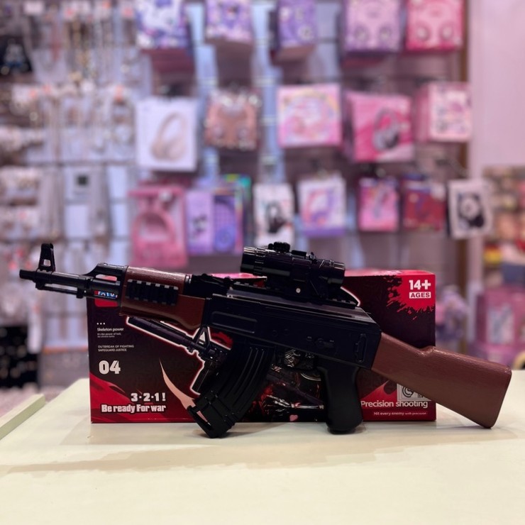 تفنگ تیر ژله ای ak-47