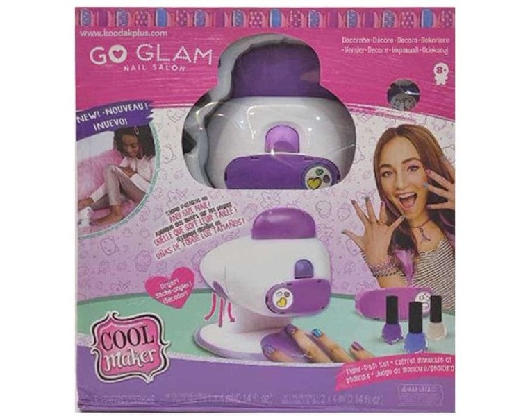 استمپر ناخن با دستگاه لاک خشک کن Go glam