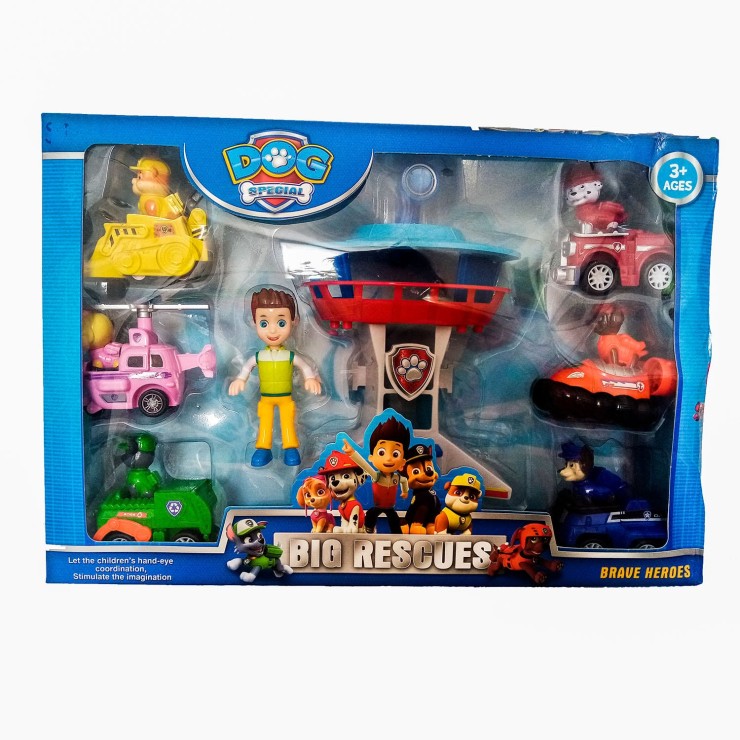 اسباب بازی طرح سگهای نگهبان مجموعه 8 عددی