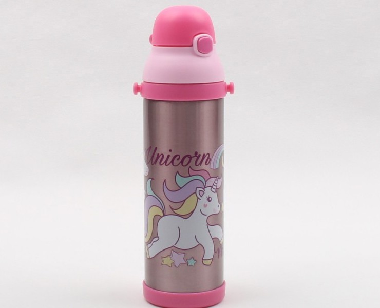 فلاسک استیل نی دار یونیکورن