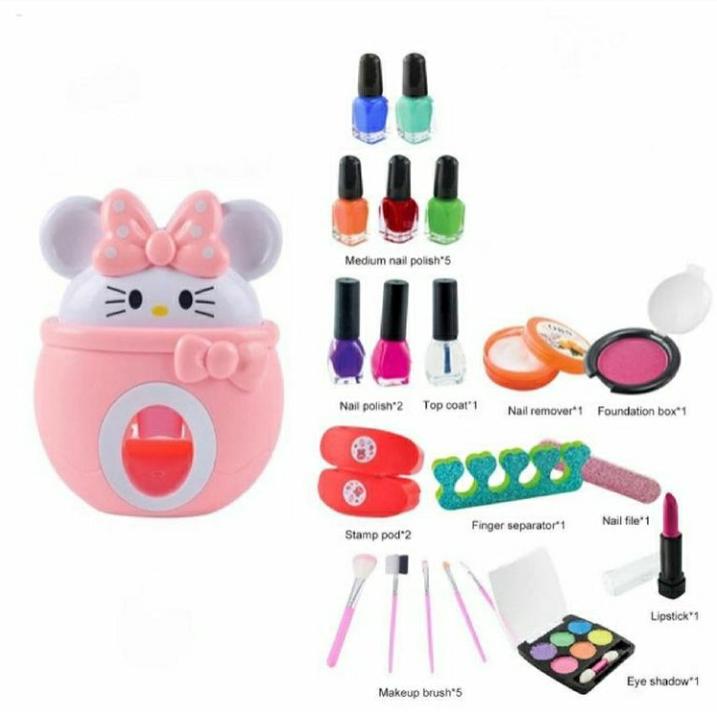 ست  لوازم آرایشی مدل استمپر ناخن کیتی