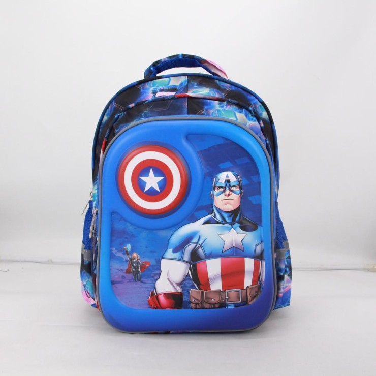 کوله مدرسه  پسرانه طرح captain amrica