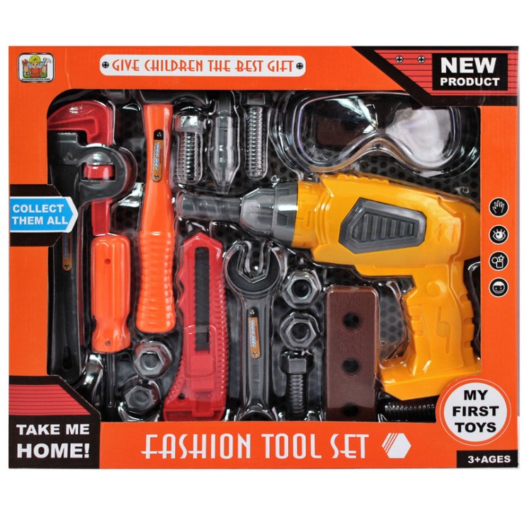 ست اسباب بازی ابزار مجموعه17 عددی