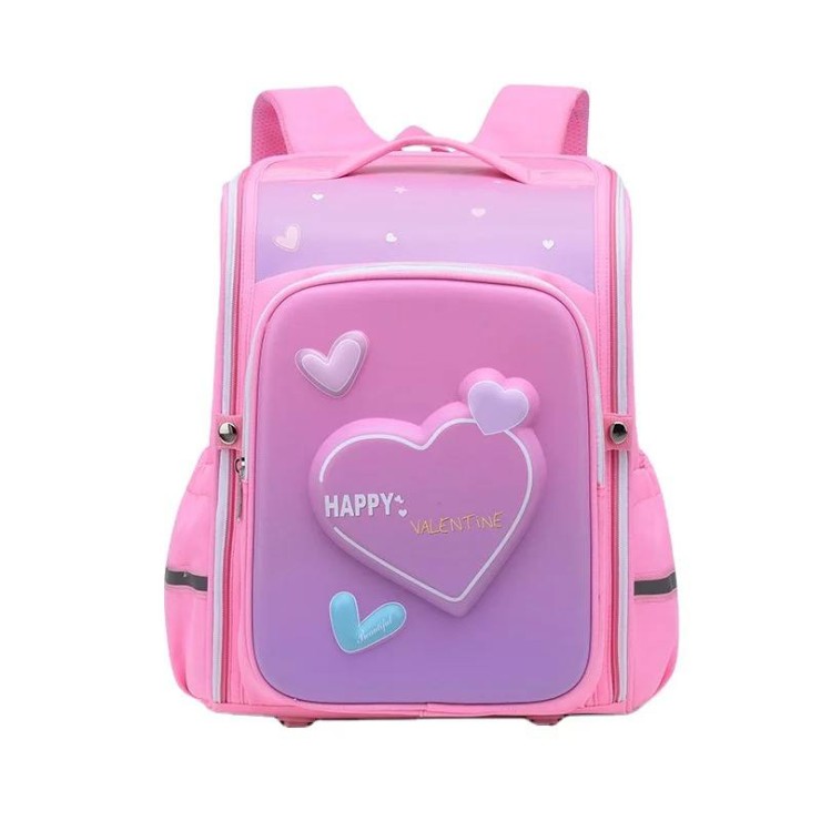 کوله مدرسه طرح قلب برجسته