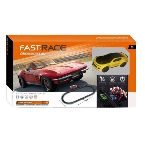 ست کیت ماشین بازی مدل FAST RACE طرح ایستگاه تعویض لاستیک