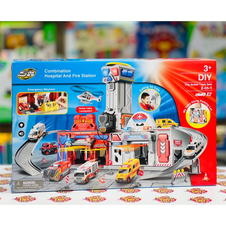 پارکینگ [پایگاه اتش نشانی و بیمارستان]